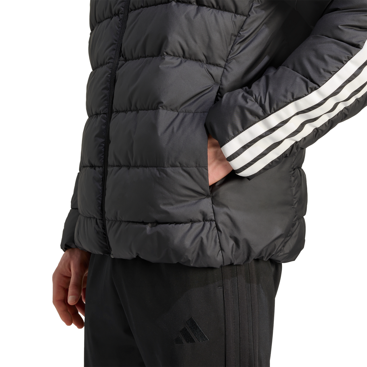 ADIDAS - Essentials CLIMAWARM 3 Stripes Synthetic Down Jackets - Uomo - Black - image 5
