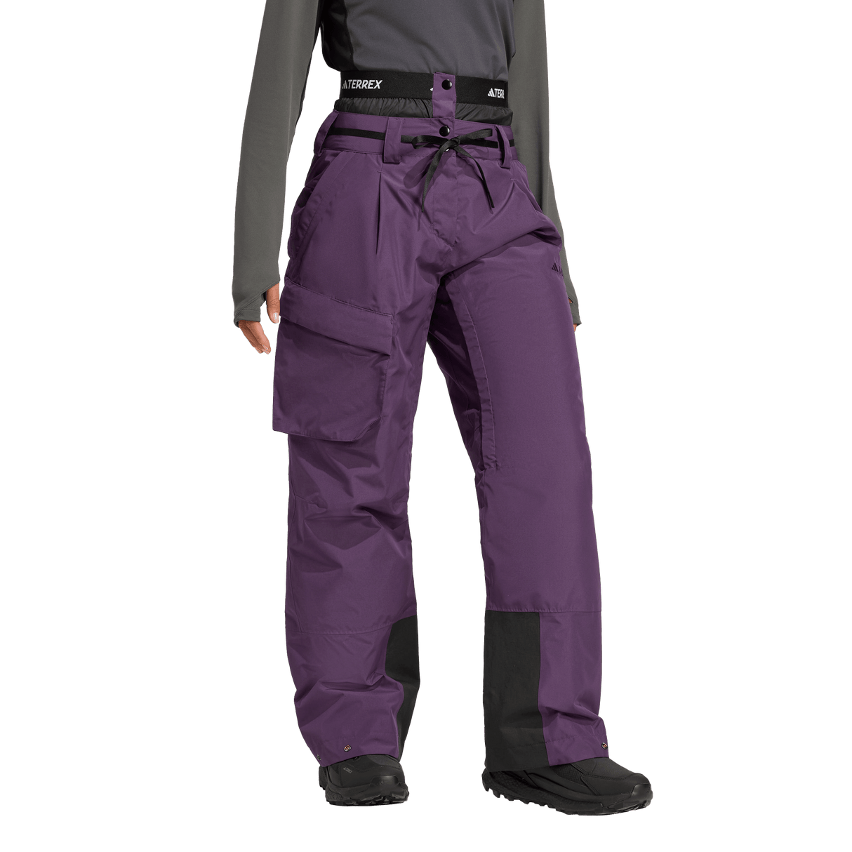 ADIDAS - Pantaloni Isolanti TERREX Xploric 2 Layer CLIMAPROOF - Donna - Purple - image 4