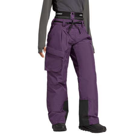 ADIDAS - Pantaloni Isolanti TERREX Xploric 2 Layer CLIMAPROOF - Donna - Purple - image 4