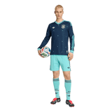 ADIDAS - Germany 26 Away Authentic Long Sleeve Jersey - Uomo - Blue - image 5