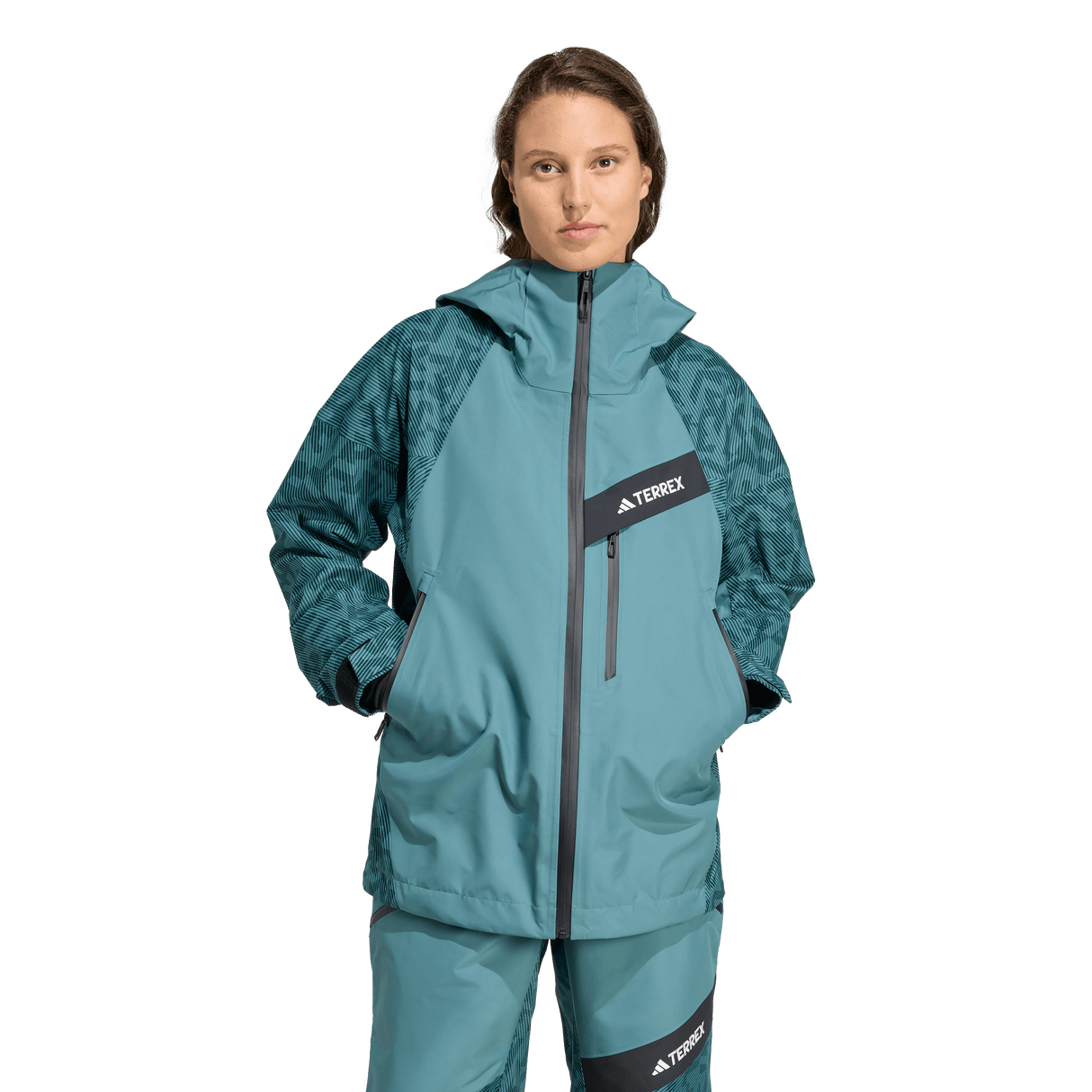 ADIDAS - TERREX Techrock Hybrid PRIMEKNIT CLIMAPROOF+ Jacket - Donna - image 10