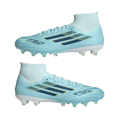 ADIDAS - Scarpe Da Calcio Per Terreni Naturali Compatti/Superfici In Erba Artificiale F50 Sparkfusion Pro Mid Cut - Donna - image 19