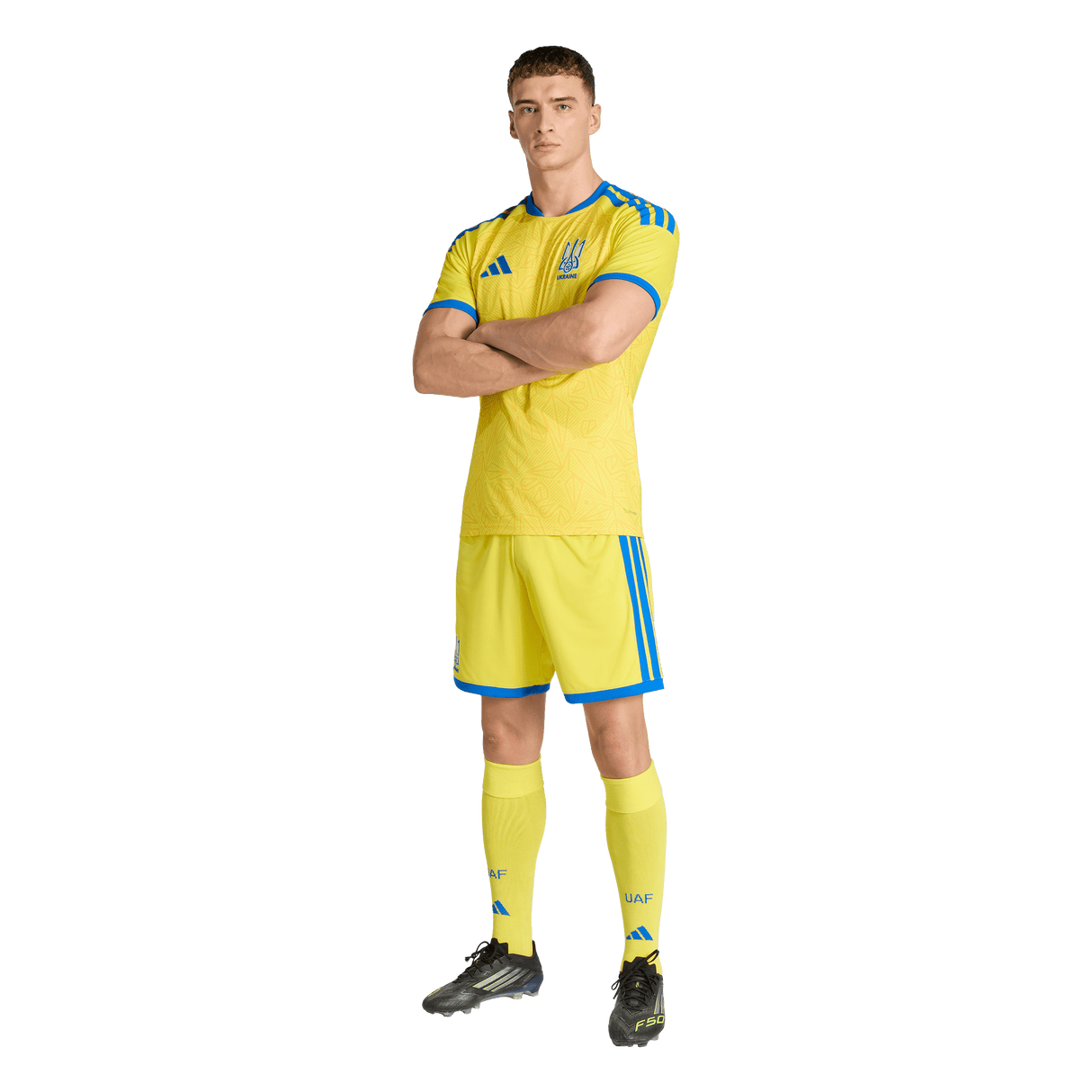 ADIDAS - Maglia Home Ukraine 26 - Uomo - Yellow - image 6