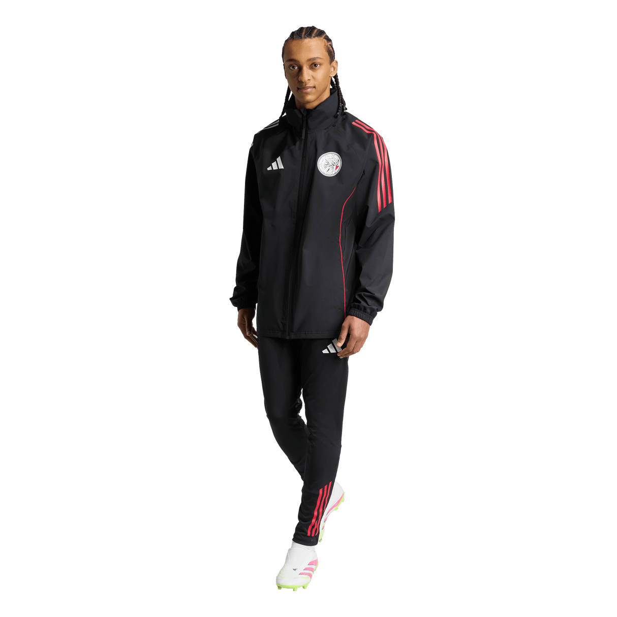 ADIDAS - Ajax Amsterdam 25/26 Rain Jacket - Uomo - Black - image 5