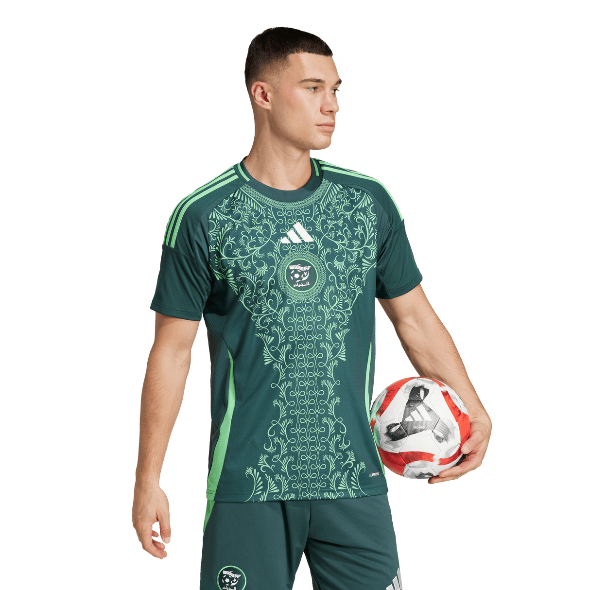 ADIDAS - Algeria Away Jersey - Uomo - Green - image 5