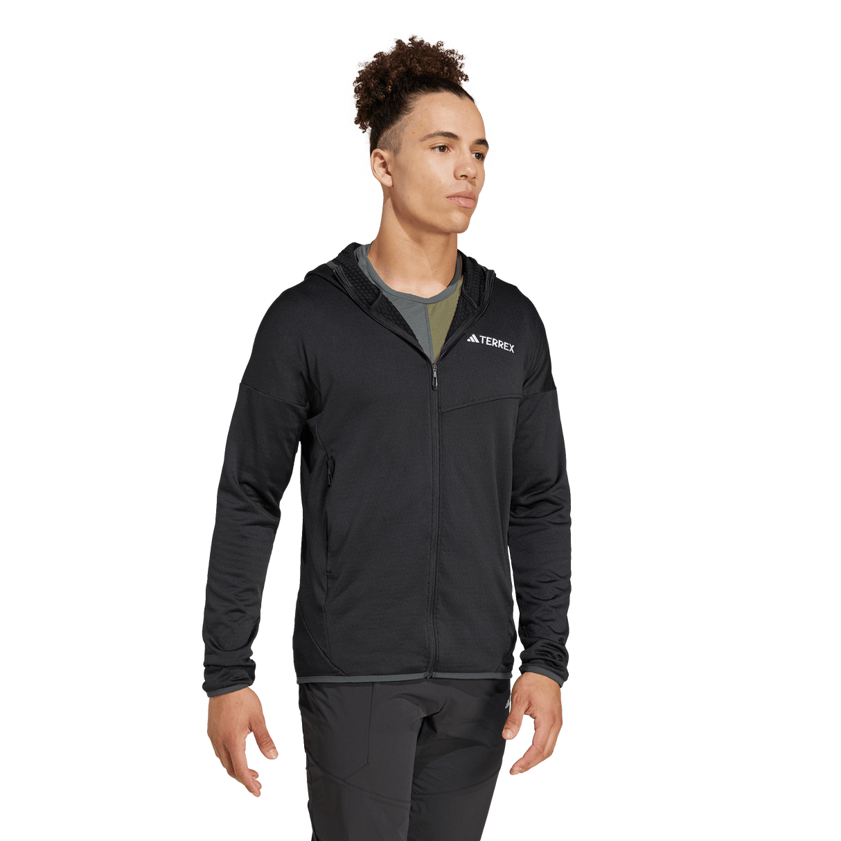 ADIDAS - Giacca TERREX Xperior CLIMAWARM Light Fleece Hooded - Uomo - image 4