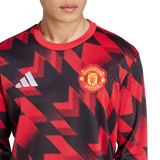 ADIDAS - Top Pre-Match Warm Manchester United Fc 25/26 - Uomo - Red - image 7