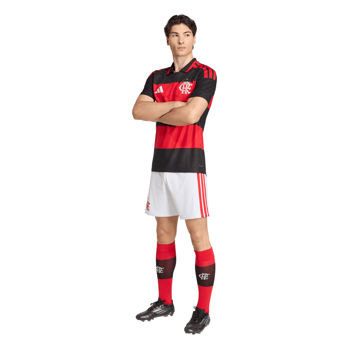 ADIDAS - Cr Flamengo 26 Home Authentic Jersey - Uomo - Red - image 7