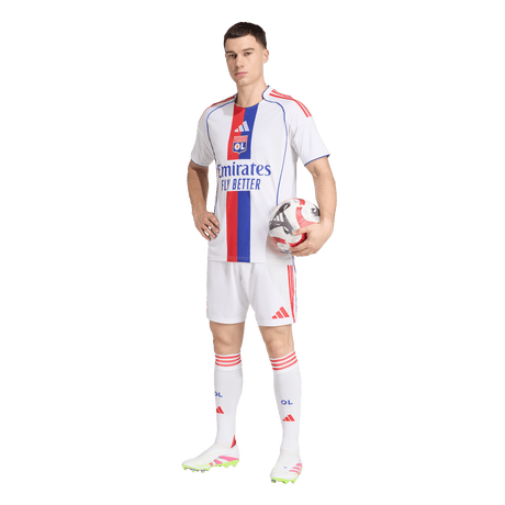 ADIDAS - Maglia Home Olympique Lyonnais 25/26 - Uomo - White - image 6