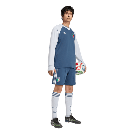 ADIDAS - Italy 26 Away Pre-Match Warm Top - Uomo - Blue - image 4