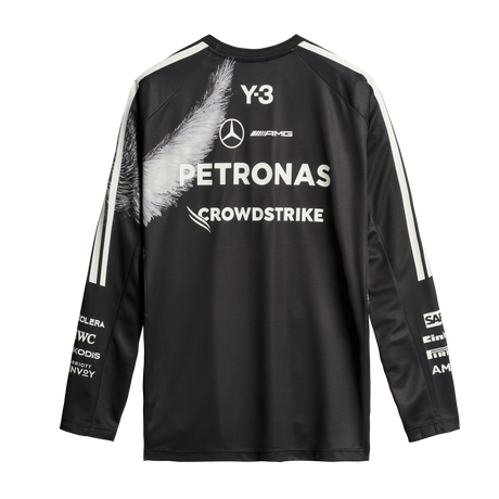 ADIDAS - Y-3 Mercedes - Amg Petronas Formula 1 Team Driver Long Sleeve Jersey - Black - image 10