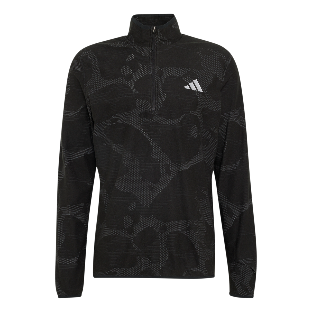 ADIDAS - Adi365 Running Half Zip CLIMAWARM+ Mid Long Sleeve - Uomo - Black - image 1