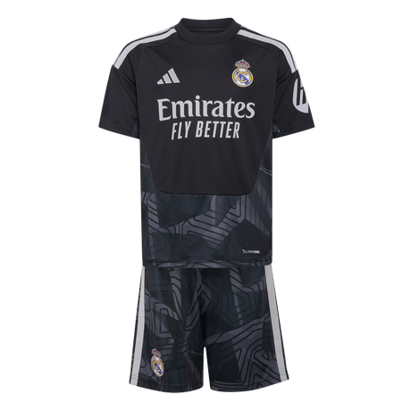 ADIDAS - Real Madrid 26/27 Home Goalkeeper Kids Kit - Black - image 2
