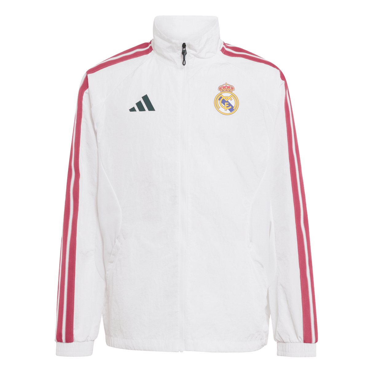ADIDAS - Real Madrid Home Anthem Jacket Kids - White - image 1