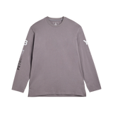 ADIDAS - Y-3 Mercedes - Amg Petronas Formula 1 Team Chaos Logo Long Sleeve Tee - Grey - image 1
