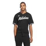 Adidas Dugout Full Button Cotton Jersey - Uomo - Black - image 2