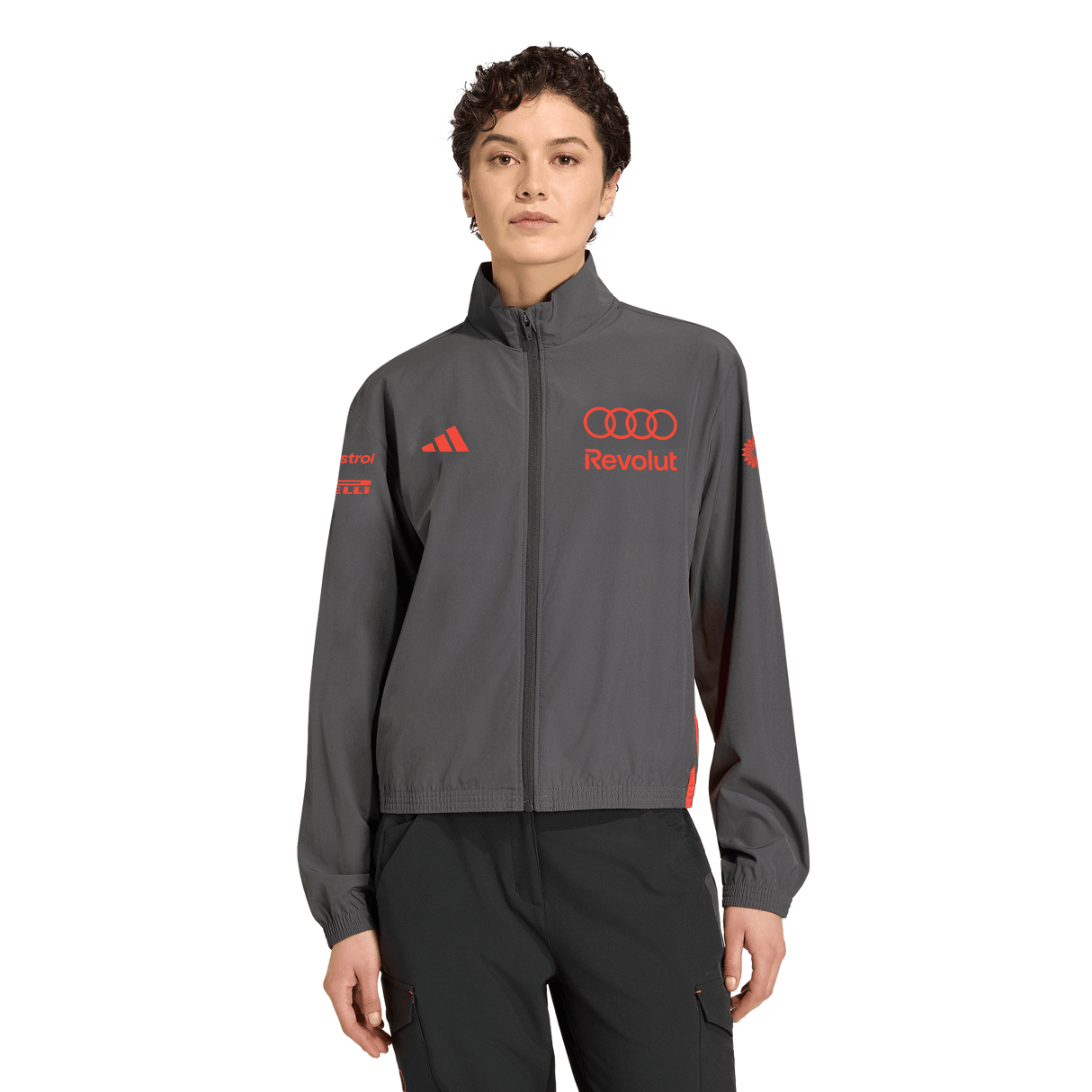 ADIDAS - Audi Revolut Formula One Team 2026 Mechanics Track Top - Donna - Black - image 2