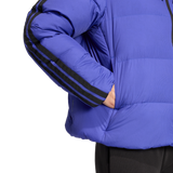 ADIDAS - Giacca Con Cappuccio In Piuma Essentials CLIMAWARM 3 Strisce - Donna - Blue - image 6