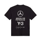 ADIDAS - Y-3 Mercedes - Amg Petronas Formula 1 Team Logo Stack Short Sleeve Tee - image 9
