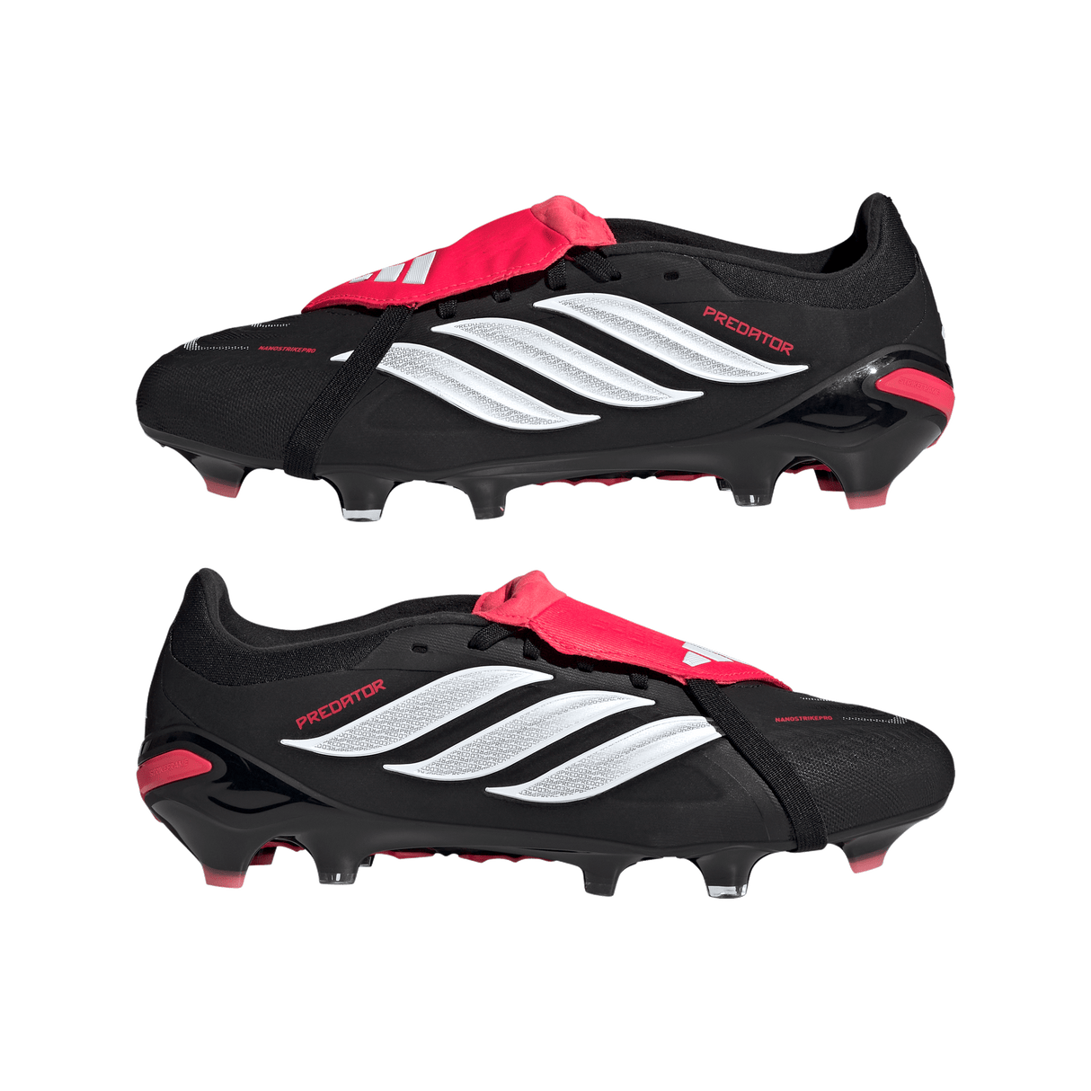 ADIDAS - Scarpe Da Calcio Predator Pro Fold-Over Tongue Firm Ground - Black - image 9