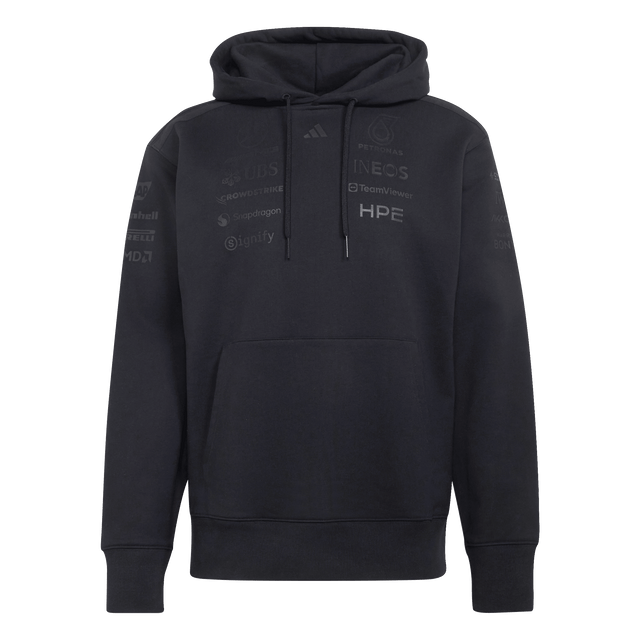 ADIDAS - Mercedes - Amg Petronas Formula 1 Team Felpa Con Cappuccio Night Driver Uomo - Black - image 1