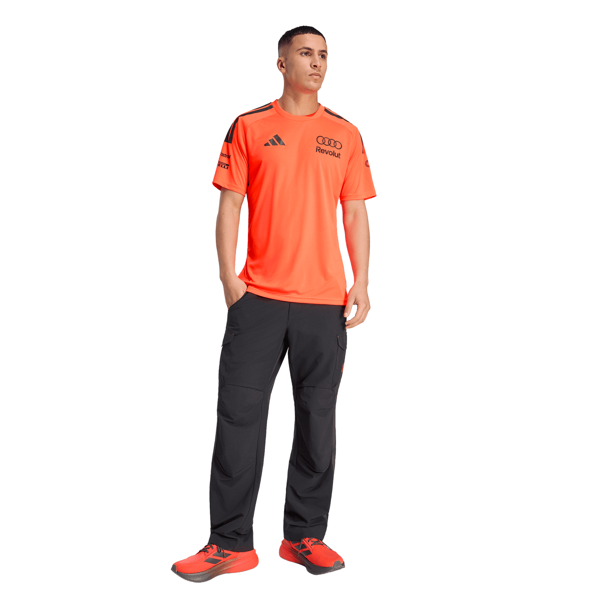 ADIDAS - Audi Revolut Formula One Team 2026 Set Up Tee - Uomo - Red - image 4