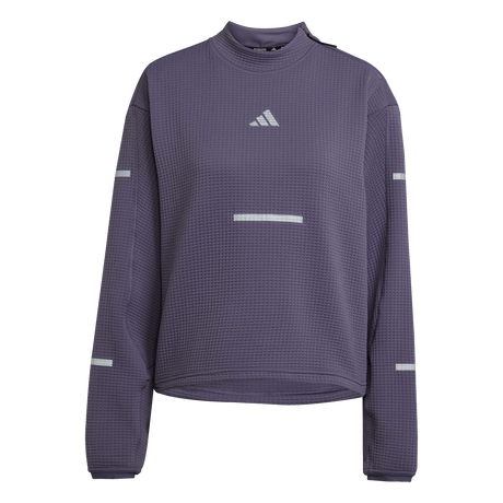 ADIDAS - Maglia Girocollo Da Running Adi365 CLIMAWARM+ - Donna - Purple - image 1