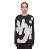 ADIDAS - Y-3 Mercedes - Amg Petronas Formula 1 Team Yohji Graphic Long Sleeve Tee - Black - image 2
