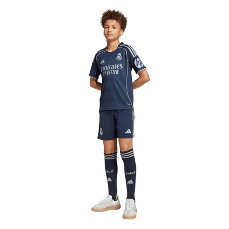 ADIDAS - Real Madrid 25/26 Away Kids Kit - Blue - image 6