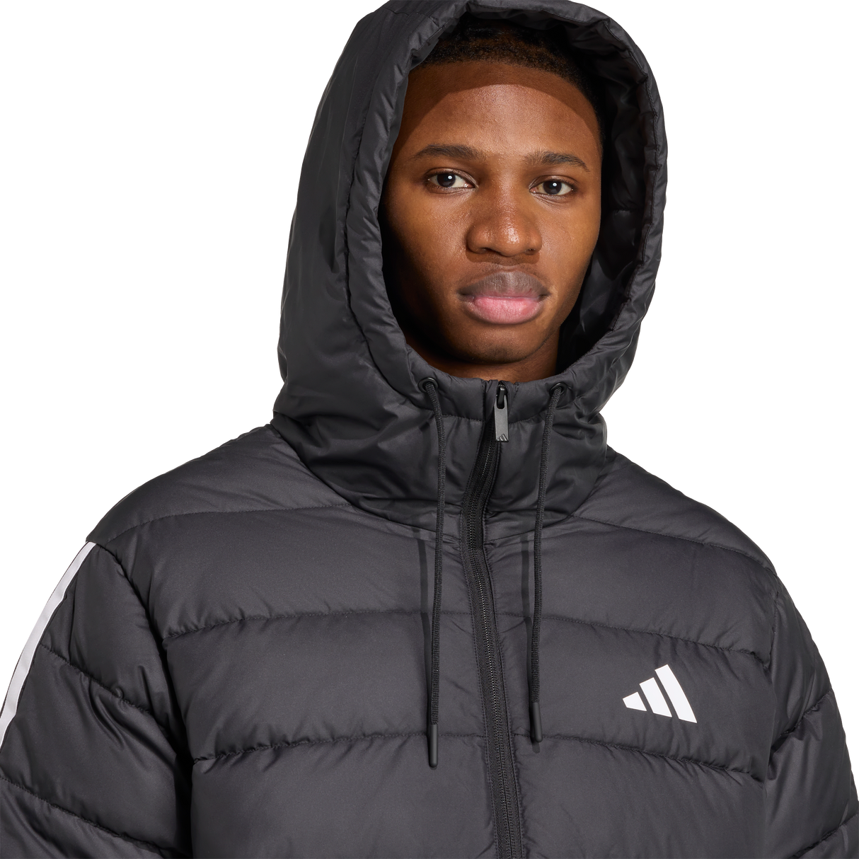ADIDAS - Essentials CLIMAWARM 3 Stripes Synthetic Down Jackets - Uomo - Black - image 6