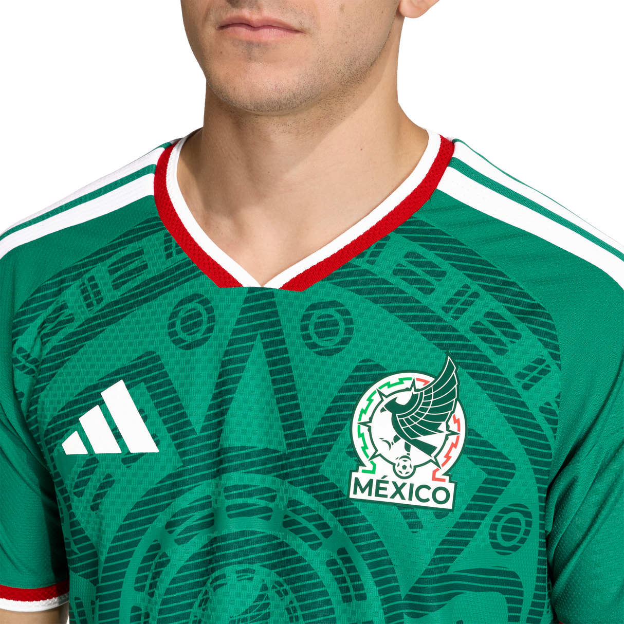 ADIDAS - Maglia Home Authentic Mexico 26 - Uomo - Green - image 6
