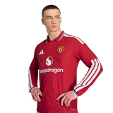 ADIDAS - Manchester United 26/27 Home Authentic Jersey Longsleeve - Uomo - Red - image 7
