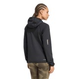 ADIDAS - TERREX Xperior CLIMAWARM+ Ventknit Fleece Hooded Jacket - Donna - Black - image 3