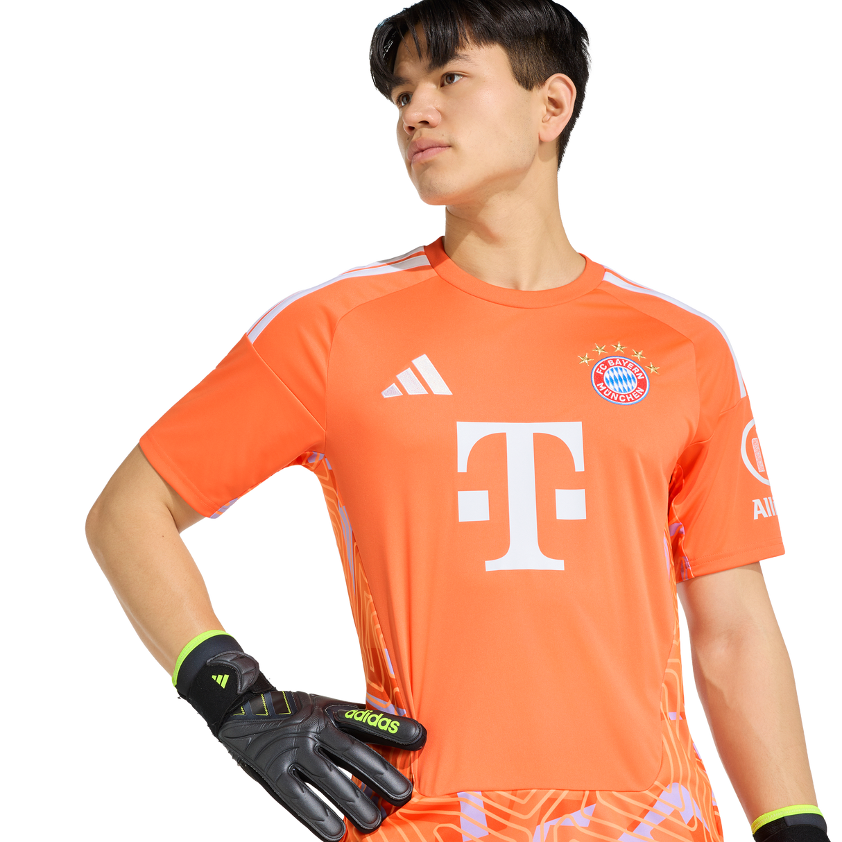ADIDAS - Fc Bayern 26/27 Goalkeeper Jersey - Uomo - Orange - image 7