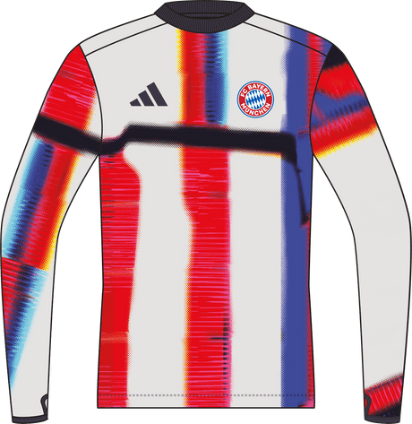 ADIDAS - Fc Bayern Ss26 Pre Match Warm Top - Donna - Blue - image 1