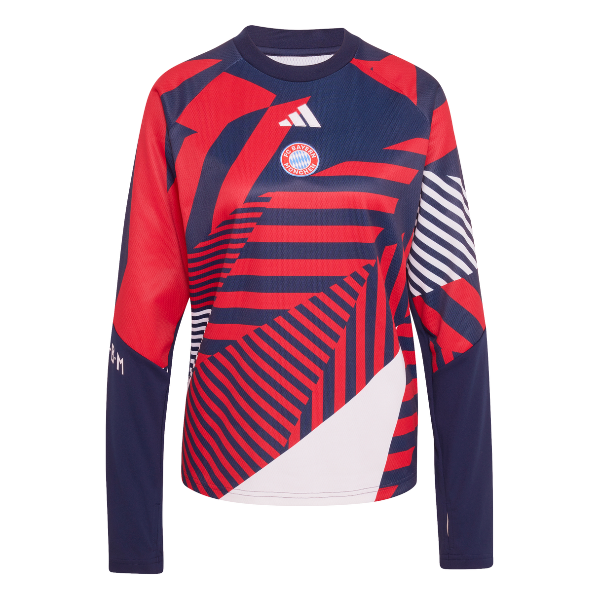 ADIDAS - Fc Bayern 26/27 Pre Match Warm Top - Donna - Blue - image 1