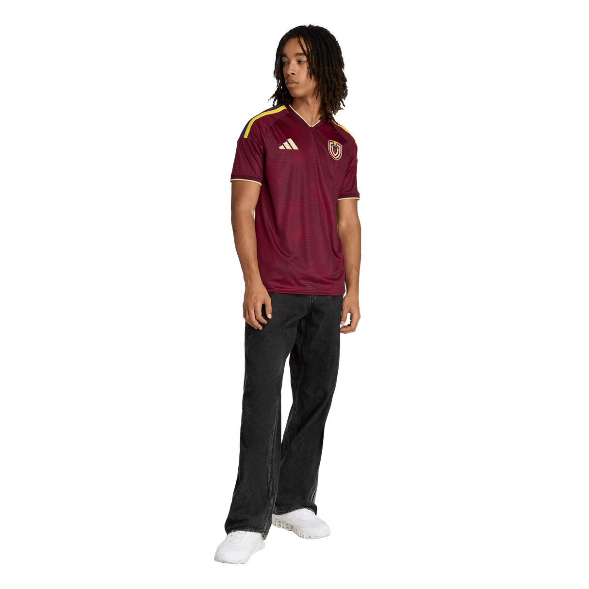 ADIDAS - Maglia Home Venezuela 26 - Uomo - Burgundy - image 5