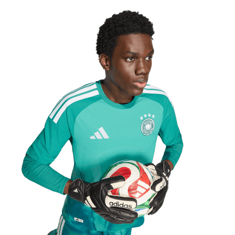 ADIDAS - Germany 26 Home Authentic Goalkeeper Long Sleeve Jersey - Uomo - Green - image 7