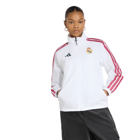 ADIDAS - Real Madrid Home Anthem Jacket - Donna - White - image 6