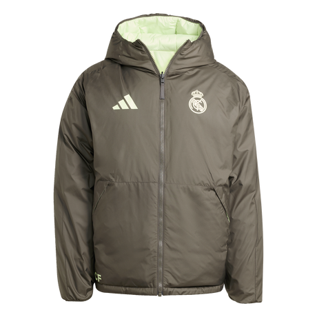 ADIDAS - Real Madrid Seasonal Down Jacket - Uomo - Grey - image 1