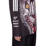 ADIDAS - Y-3 Mercedes - Amg Petronas Formula 1 Team Driver Long Sleeve Jersey - Black - image 8