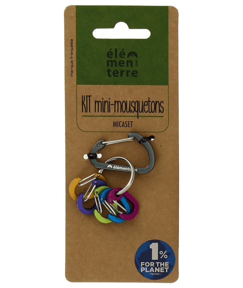 ELEMENTERRE - Kit di mini moschettoni MICASET