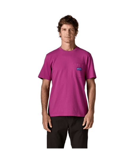 PATAGONIA - M's MW Hut Tripper Label Pocket Tee