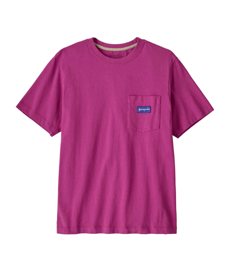 PATAGONIA - M's MW Hut Tripper Label Pocket Tee