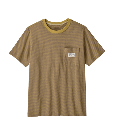 PATAGONIA - M's MW Hut Tripper Label Pocket Tee