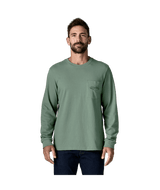PATAGONIA - M's L/S MW '95 Oval Logo Pocket Tee