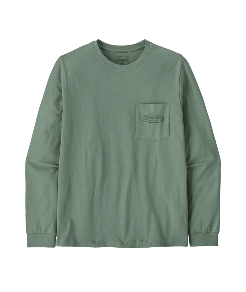 PATAGONIA - M's L/S MW '95 Oval Logo Pocket Tee