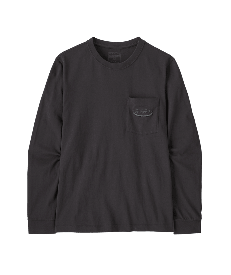 PATAGONIA - M's L/S MW '95 Oval Logo Pocket Tee