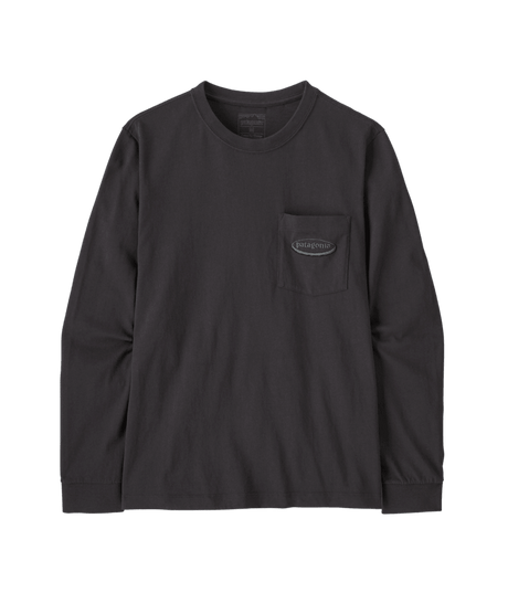 PATAGONIA - M's L/S MW '95 Oval Logo Pocket Tee