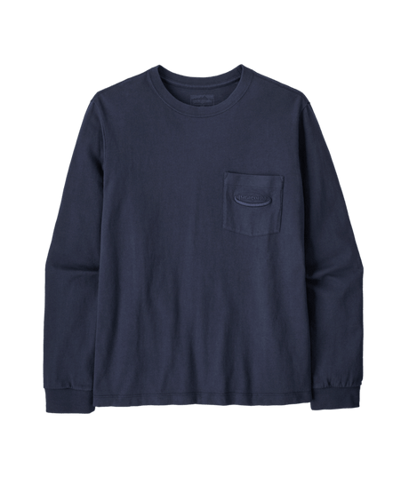 PATAGONIA - M's L/S MW '95 Oval Logo Pocket Tee